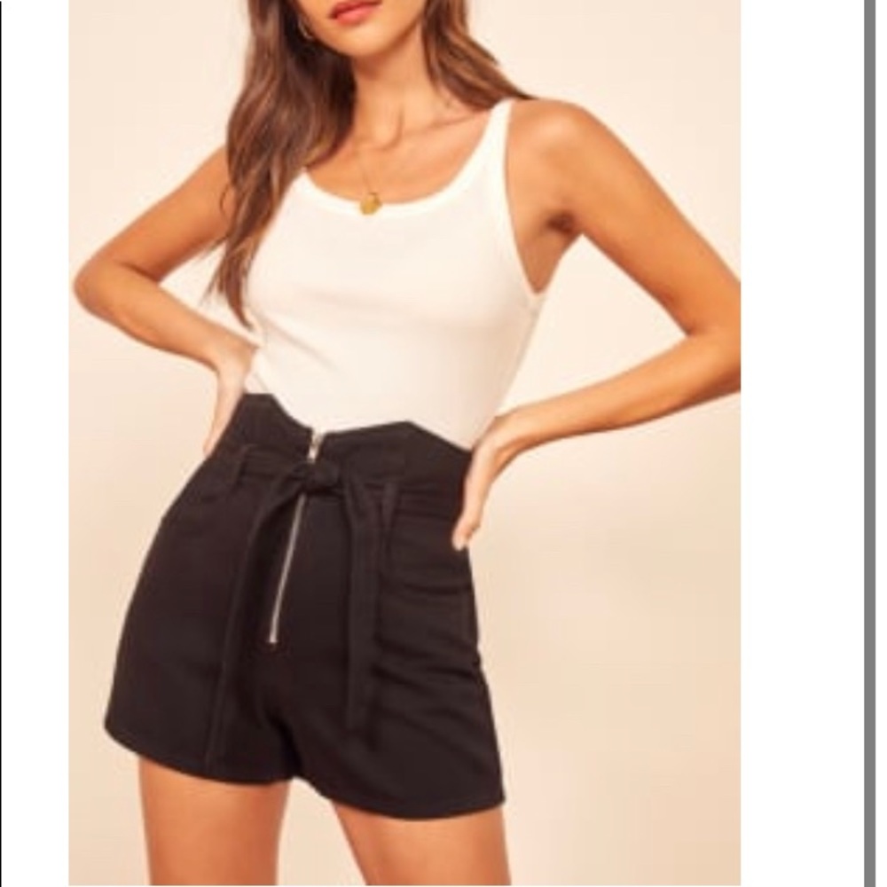 Reformation black shorts